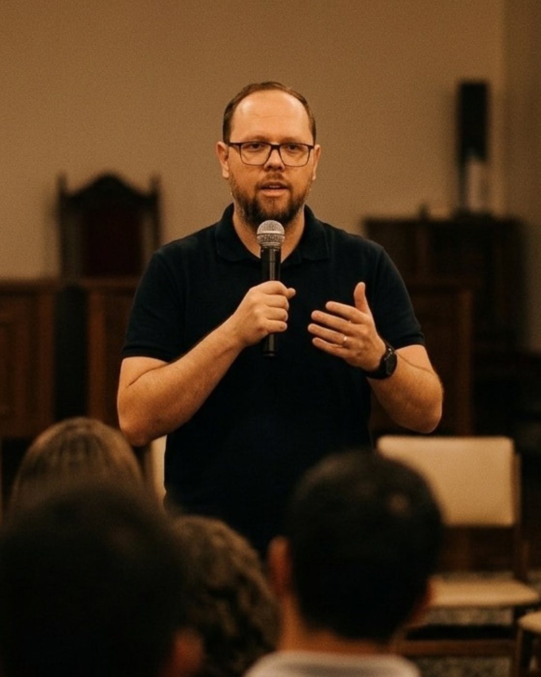 Michel Pagiossi dando aula